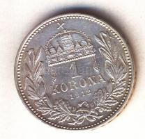 1912. 1K Ag "Ferenc József" T:2