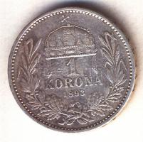 1893. 1K Ag "Ferenc József" T:2,2-