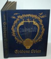 Goldene Leier. Perlen der Tonkunst. Ausgw. C. Morena. Berlin-Leipzig, [1900], Musikverlag Richard Bong G.m.b.H. Kotta díszes, aranyozott egészvászon kötésben, szép állapotban / Music sheet in decorative linen binding, nice condition