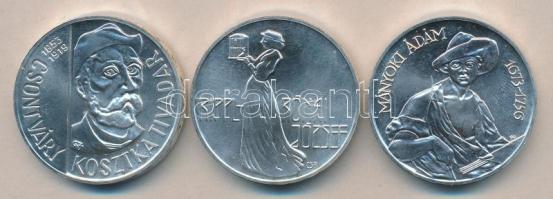 1977. 200Ft Ag 3klf db "Festők II. Mányoki, Rippl-Rónai, Csontváry" sor T:BU