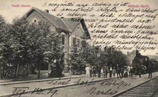 Málnásfürdő railway station (fa)