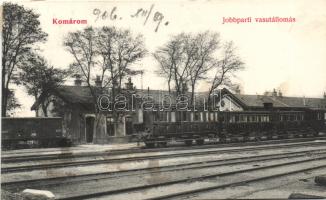 Komárom (right bank of the Danube) railway station, locomotive
