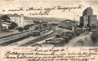 Fiume railway station, granary (EK)