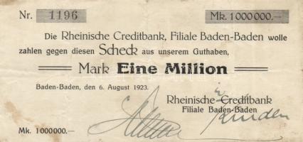Német Birodalom / Weimari Köztársaság / Baden-Baden / Halle / Kassel 1923. 5db különféle szükségpénz...