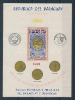 Olympic Games, Tokyo Coins and medals perforated and imperforated set + block Olimpiai játékok, Toki...