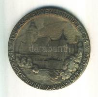 1959. "A Szakszervezeti Üdültetés 10-ik évfordulójára" fém emlékérem (60mm) T:2-