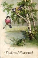 Pentacost, frog litho (EK)