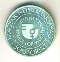 1984. 500Ft Ag "Nők évtizede" T:exPP