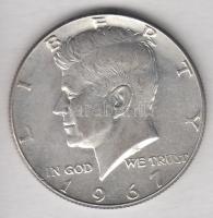 Amerikai Egyesült Államok 1967. 1/2$ Ag "Kennedy" T:2- USA 1967. 1/2 Dollar Ag "Kennedy" C:VF