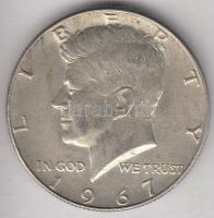 Amerikai Egyesült Államok 1967. 1/2$ Ag "Kennedy" T:2 USA 1967. 1/2 Dollar Ag "Kennedy" C:XF