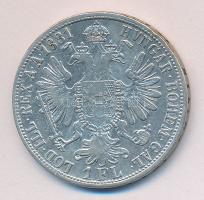 Ausztria 1881. 1Fl Ag "Ferenc József" T:2- Austria 1881. 1 Florin Ag "Franz Joseph" C:VF