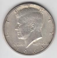 Amerikai Egyesült Államok 1964. 1/2$ Ag "Kennedy" T:2/2- USA 1964. 1/2 Dollar Ag "Kennedy" C:XF/VF