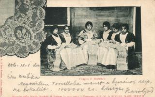 Burano lace embroidery school