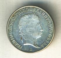 1842B 20Kr Ag "V. Ferdinánd" T:2/2-