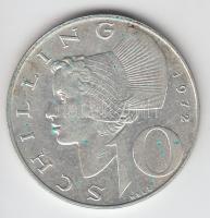 Ausztria 1972. 10Sch Ag T:2- Austria 1972. 10 Schilling Ag C:VF