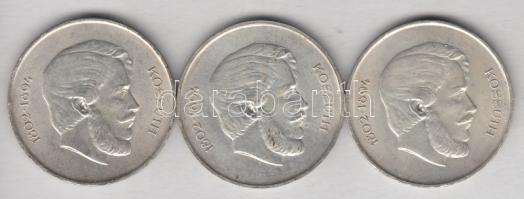 1947. 5Ft Ag "Kossuth" (3x) T:2,2-