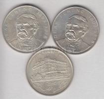 1993-95. 200Ft Ag "MNB" / "Deák" (3x) T:2-