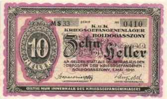 Boldogasszony/hadifogolytábor 1916. 10f T:I