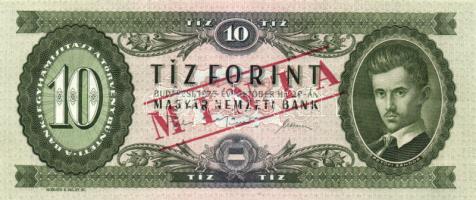 1975. 10Ft "MINTA" felülnyomással és perforációval! T:I