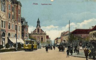 Pécs Irgalmas utca, villamos