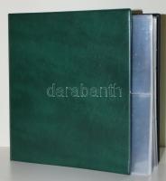 Gyűrűs bankjegy berakó 37db többféle osztású betétlappal, újszerű állapotban