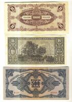 1930-1946. 30db bankjegy a pengő korszakból, közte fordított címeres adópengő is T:II,II-,III