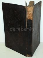 Chok Isral. Lemberg, 1864, Abr. Jos. Madles. Gerincén sérült egészbőr kötésben / 
Leather binding