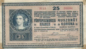 1918. 25K "3115" hullámos hátlap T:III-
