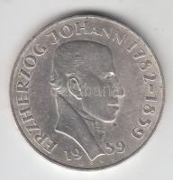 Ausztria 1959. 25Sch Ag "Johann főherceg" T:2 Austria 1959. 25 Schilling Ag "Archduke Johann" C:XF