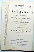 Festgebete der Israeliten nach der gottesdienstlichen Ordnung im israelitischen Bethause zu Wien und...