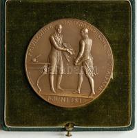 Ausztria 1916. "Az Osztrák Nemzeti Bank létrejöttének 100 éves évfordulója" Körmöcbányán vert Br emlékérem (69mm) adományozói dísztokban! Szign.: Stefan Schwartz T:1 Austria 1916. "100th anniversary of the National Bank of Austria" (Kremnitz) Br commemorative medallion in original case! Sign.: Stefan Schwartz (69mm) C:UNC