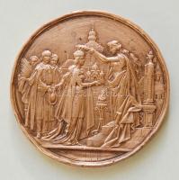 1878. "Székesfehérvári Országos Kiállítás" Br emlékérem (50mm) T:2 k.