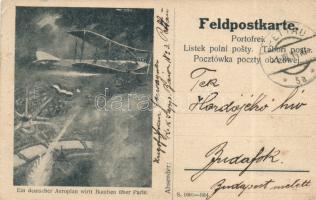 Military WWI, German aeroplane bombing Paris (EK)