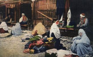Muslim vendors in Bosnia, folklore (EB)