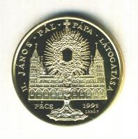 Bognár György (1944-) / Lebó Ferenc (1960-) 1991. "II.János Pál pápa látogatása - Pécs" ar...