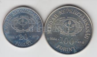 1984. 20Ft + 100Ft "FAO" pár T:BU