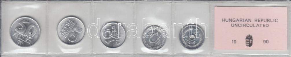 1990. 2f-50f (5klf db) forgalmi sor fóliatokban T:1