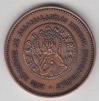 2000 "MÉE-Államalapítás ezredik évfordulója-Szent István" Br emlékérem (42mm) T:1-