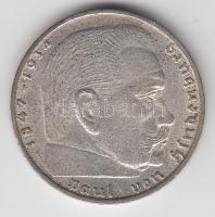 Német 3. Birodalom 1937A 2M Ag "Hindenburg" T:2- German Third Reich 1937A 2 Marks Ag "Hindenburg" C:VF