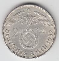 Német 3. Birodalom 1937A 2M Ag "Hindenburg" T:2-
German Third Reich 1937A 2 Marks Ag "...