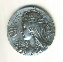 ~1925. "Magyar Királyi Állami Pénzverde Látogatási Érme" ezüstözött Br emlékérem (d=33mm) ...