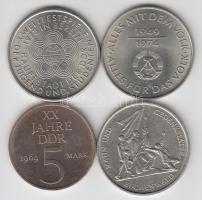 NDK 1972-1974. 10M (3x) + 1969. 5M T:1-,2 GDR 1972-1974. 10 Mark (3x) + 1969. 5 Mark C:AU,XF