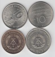 NDK 1972-1974. 10M (3x) + 1969. 5M T:1-,2
GDR 1972-1974. 10 Mark (3x) + 1969. 5 Mark C:AU,XF