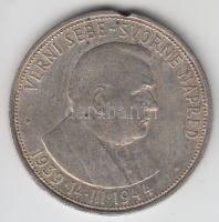 Szlovákia 1944. 50K Ag "Függetlenség 5. évfordulója" T:2- ph. Slovakia 1944 50 Korun Ag "5th Anniversary of Independence" C:VF edge error