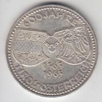 Ausztria 1963. 50Sch Ag "Tirol 600 éve egyesült Ausztriával" T:2 ph. Austria 1963. 50 Schilling Ag "600th Anniversary-Union with Tirol" C:XF edge error