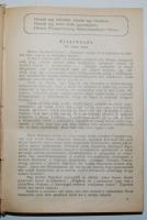 1922 A Vadászat c. lap egy szám (4.) híján teljes évfolyama egybekötve egészvászon kötésben, a végén...