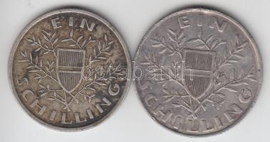 Ausztria 1924. 1Sch Ag + 1925. 1Sch Ag T:2-
Austria 1924. 1 Schilling Ag + 1925. 1 Schilling C:VF