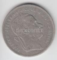 1879KB 1Ft Ag "Középcímer" T:3