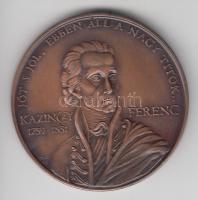1989. "MÉE XIX. Vándorgyűlése Sátoraljaújhely - Kazinczy Ferenc - " Br emlékérem (42,5m) T:1