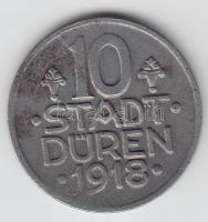 Német Államok / Düren 1918. 10pf szükségpénz T:2-
German States / Düren 1918. 10 Pfennig emergency c...